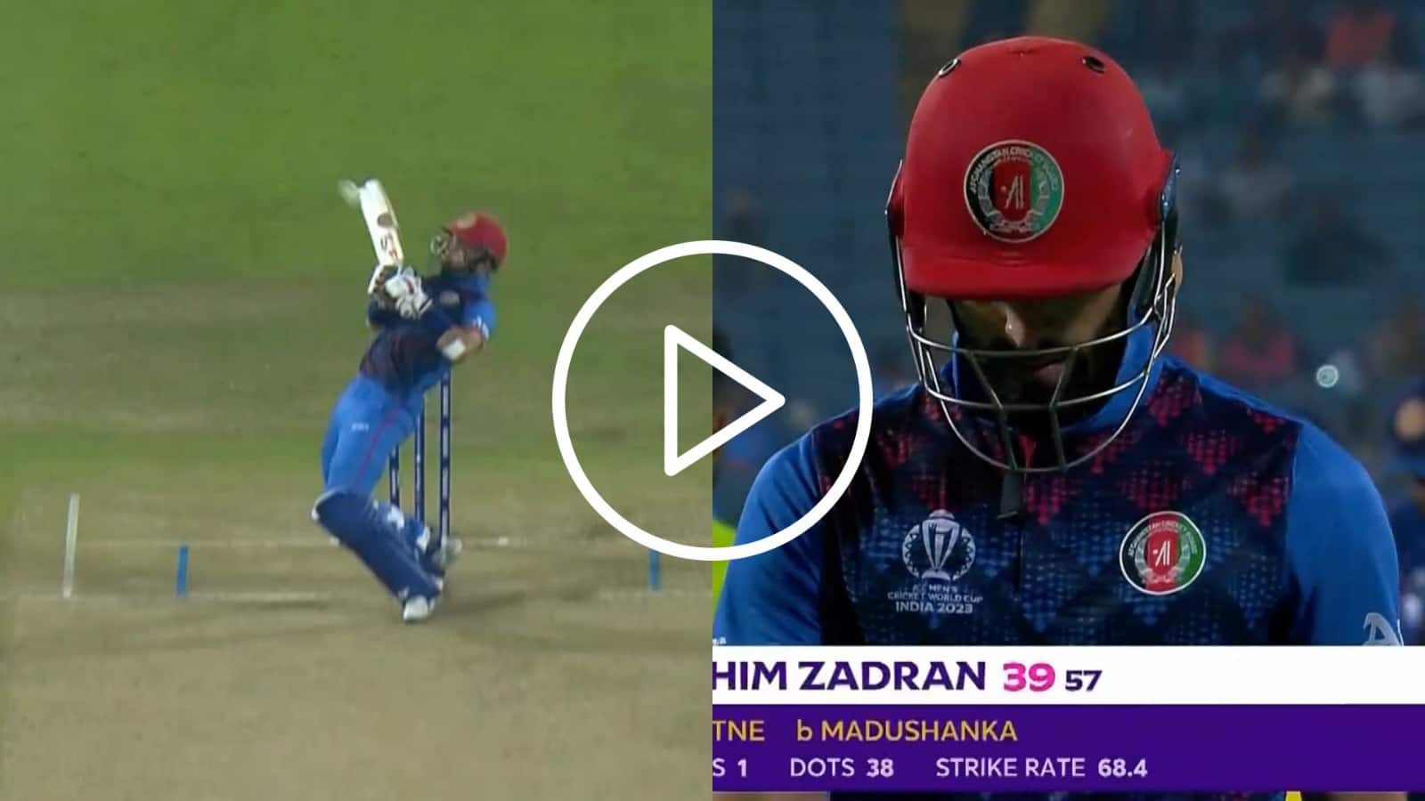 [Watch] Dilshan Madushanka's Deadly Bouncer Sends Ibrahim Zadran Packing